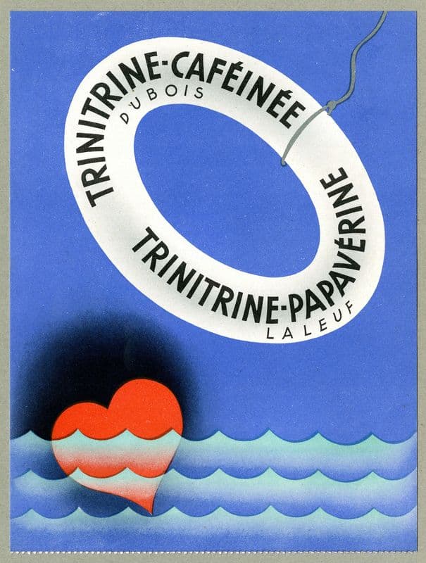Trinitrine-caféinée, Trinitrine-Papavérine (1910-1950) as a canvas print
