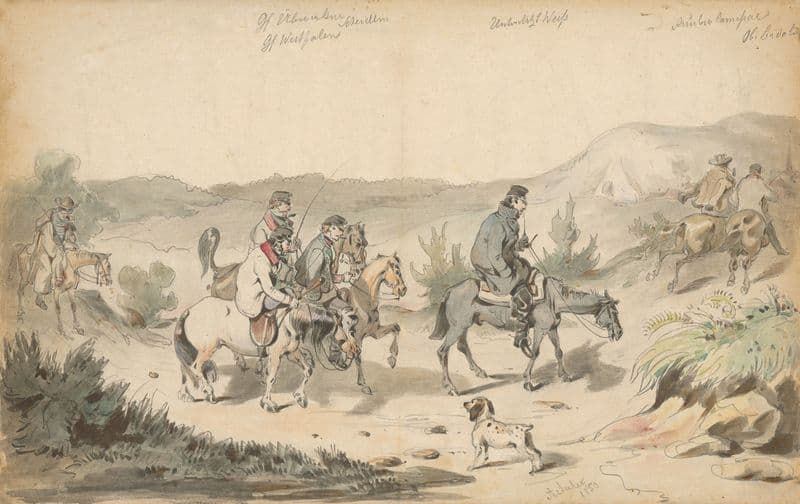 Trip on Horses as a canvas print