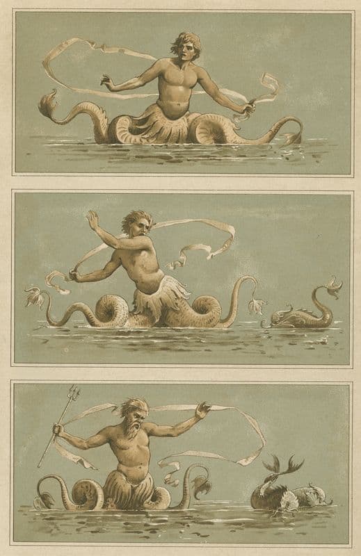 Tritonen as a canvas print