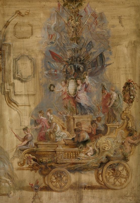Triumphal Chariot of Kallo as a canvas print