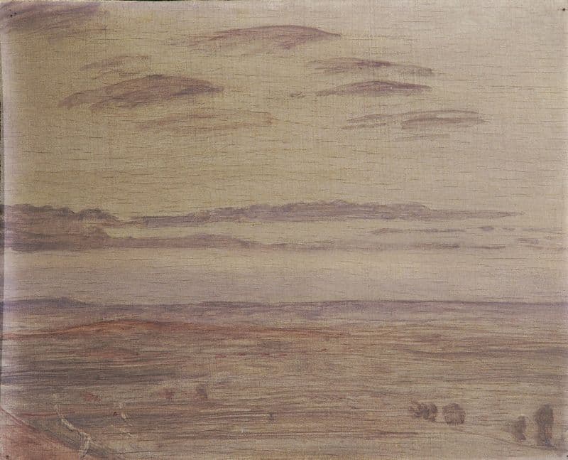 Trübe Landschaft bei Eggenburg as a canvas print