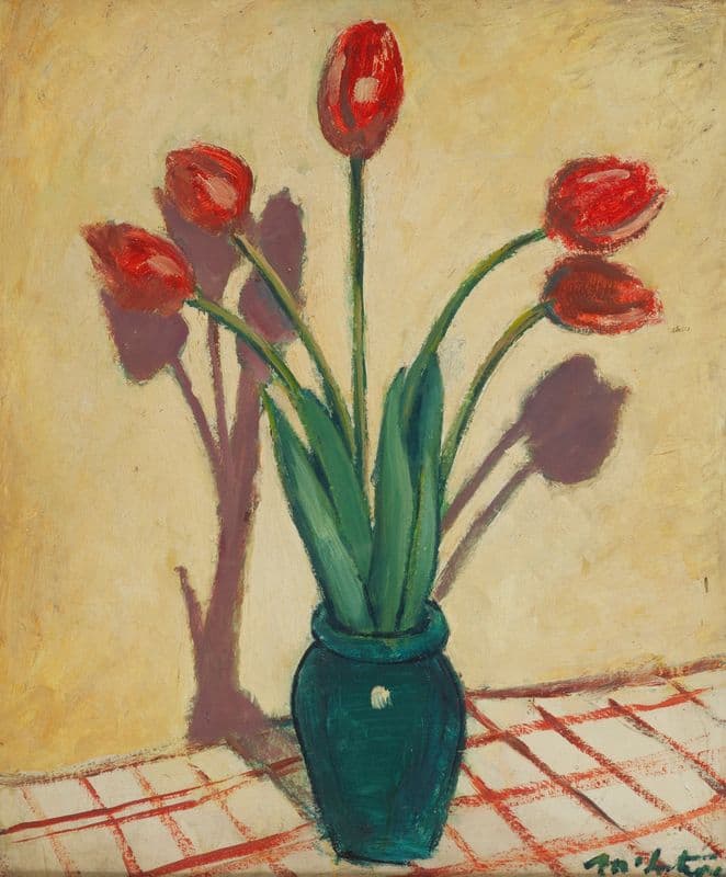 Tulips (circa 1925) as a canvas print