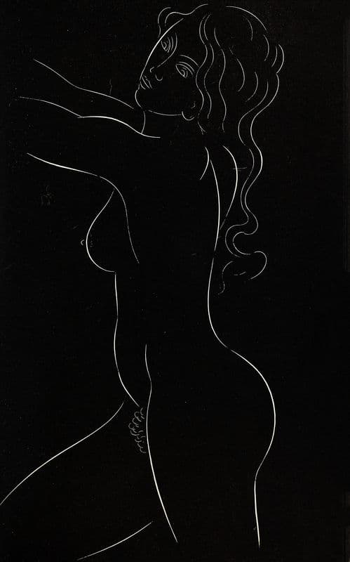 Twenty-five nudes Pl 07 as a canvas print
