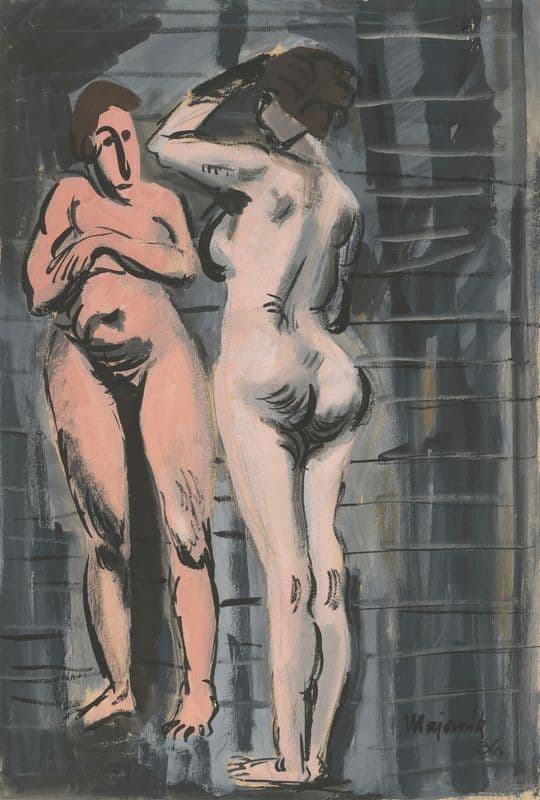 Two Female Nudes as a canvas print