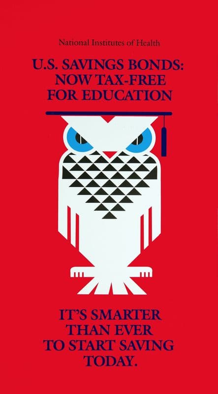 U.S. savings bonds; now tax-free for education as a canvas print