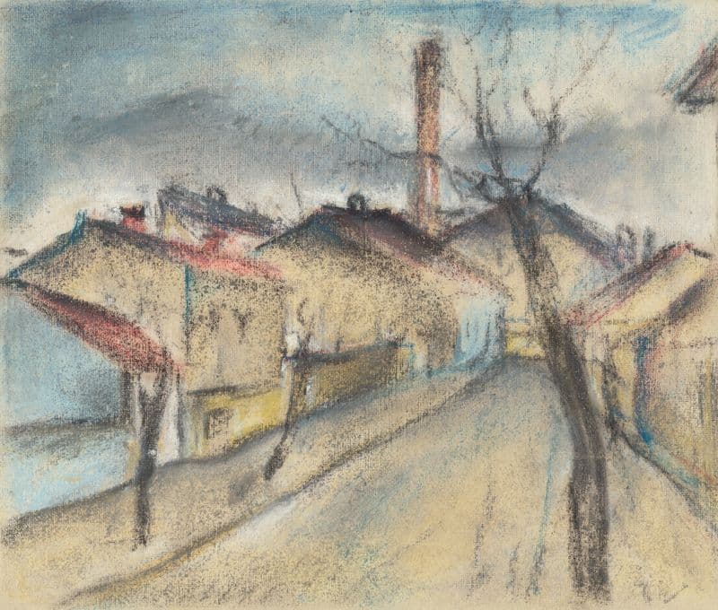 Ulica na periférií (1924–1927) as a canvas print