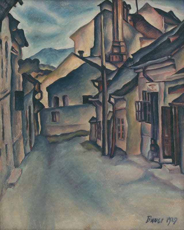 Ulička as a canvas print