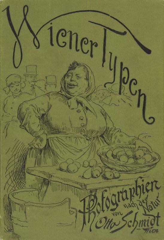 Umschlag für die Fotoserie ‘Wiener Typen’ as a canvas print