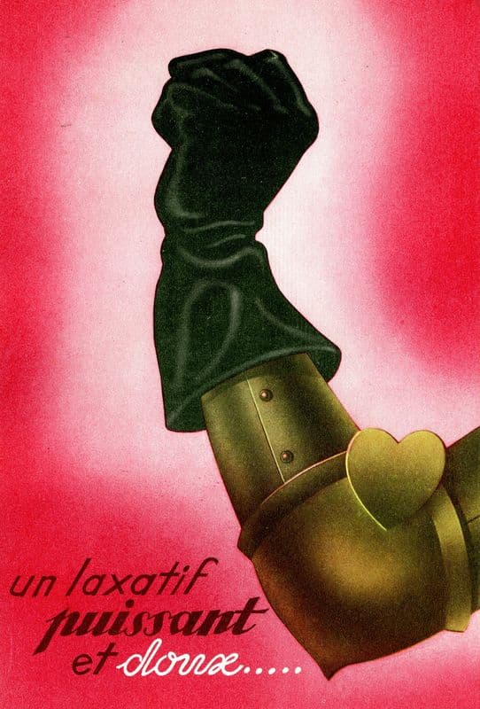 Un laxatif puissant et doux (1910-1950) as a canvas print