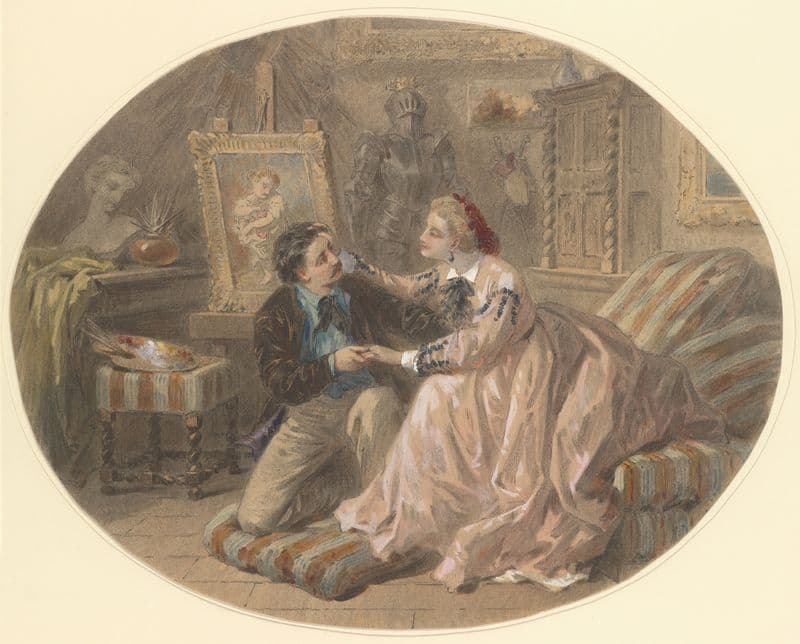 Un Mari qu’on Aime as a canvas print