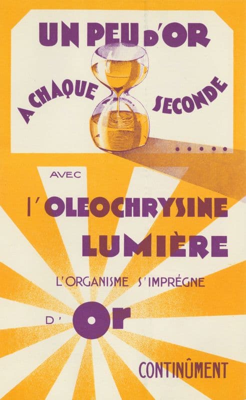 Un peu d’or (1910-1950) as a canvas print