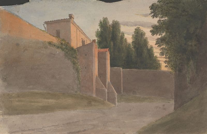 Under the Walls of Rome as a canvas print