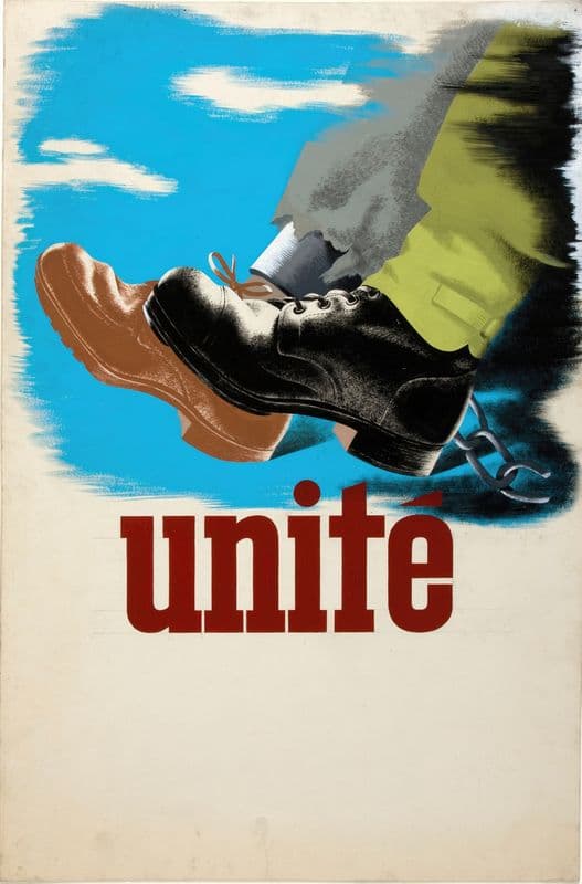 unité (between 1939 and 1946) as a canvas print
