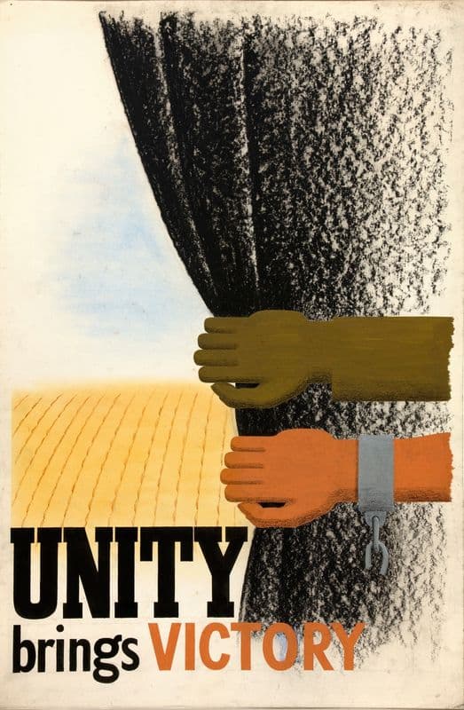 Unity brings victory (between 1939 and 1946) as a canvas print