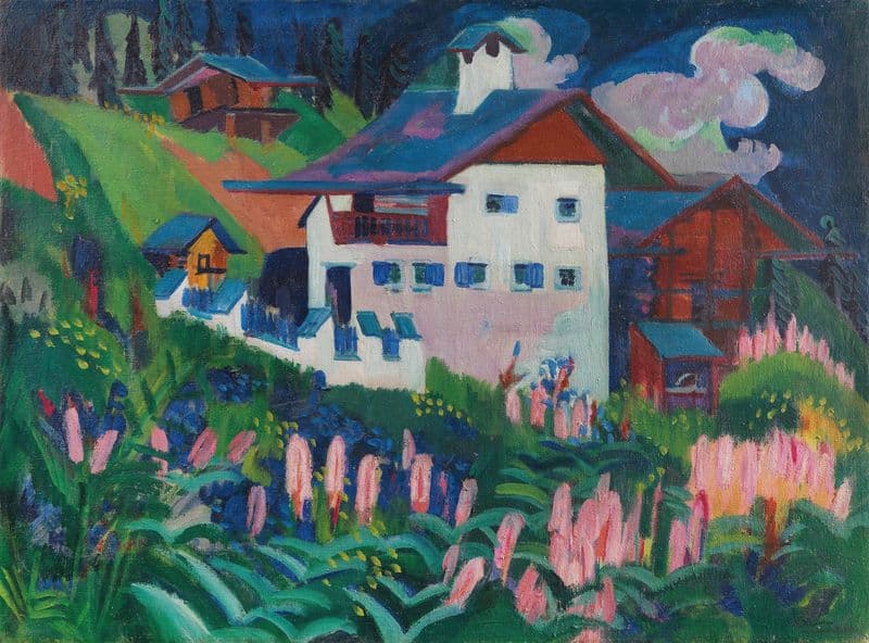 Unser Haus (1918-1922) as a canvas print