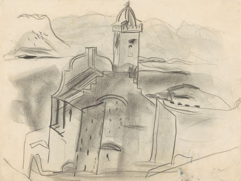 Untitled (Santa Maria de la Neus) (1935 - 1936) as a canvas print