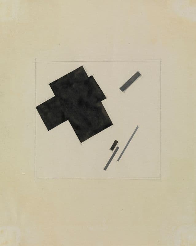 Untitled (Suprematist Composition) as a canvas print