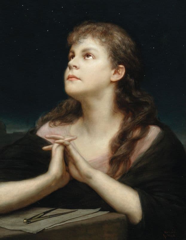Urania as a canvas print