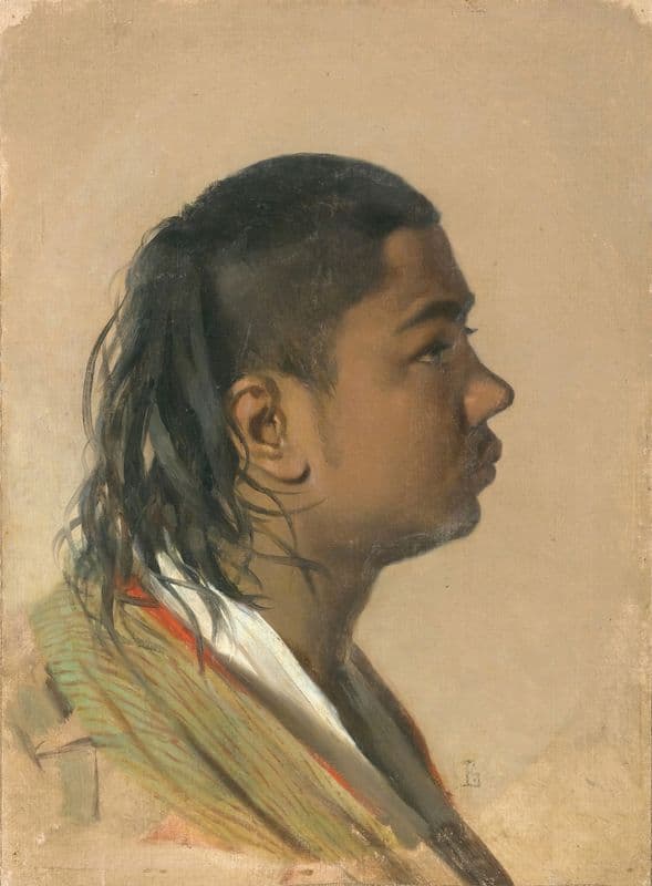 Uzbek boy (between 1867 and 1868) as a canvas print