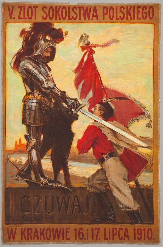 V Zlot Sokolstwa Polskiego w Krakowie as a canvas print