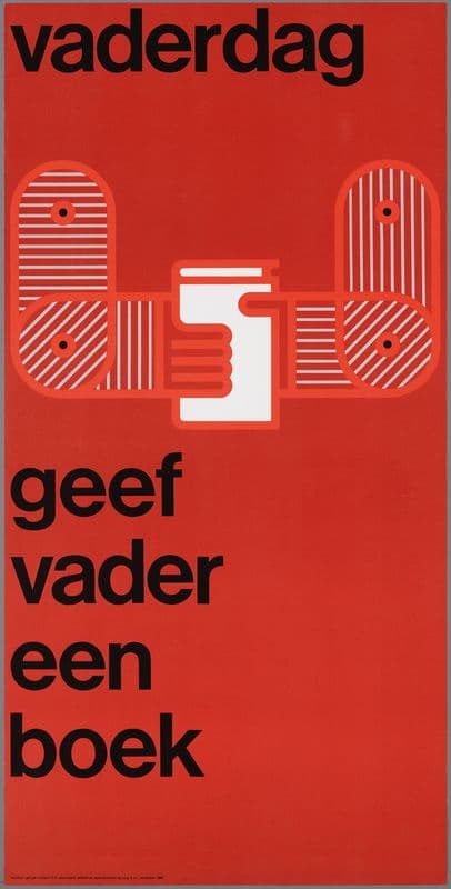 vaderdag ; geef vader een boek as a canvas print