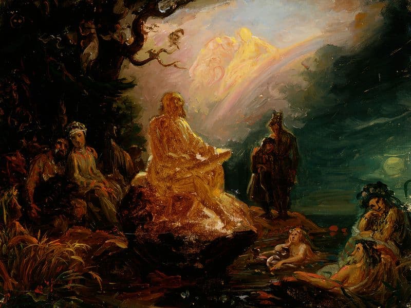 Väinämöinen’s Call, Sketch as a canvas print