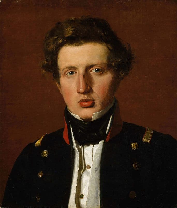 Valdemar Hjartvar Købke (1813–1893), the Artist’s Brother (ca. 1838) as a canvas print