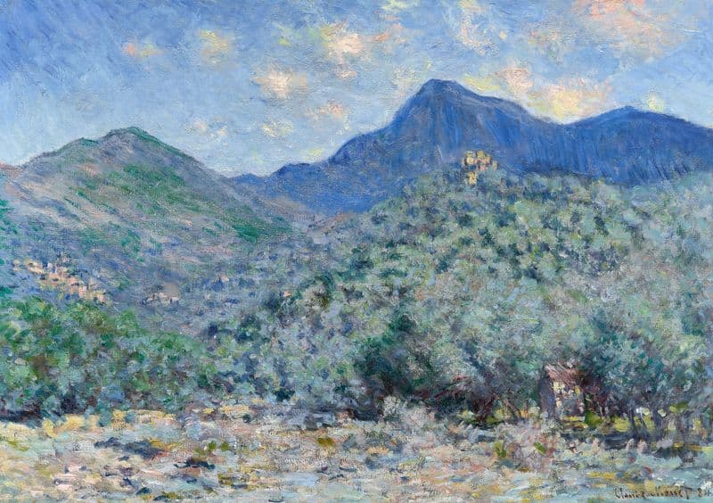 Valle Buona, Near Bordighera as a canvas print