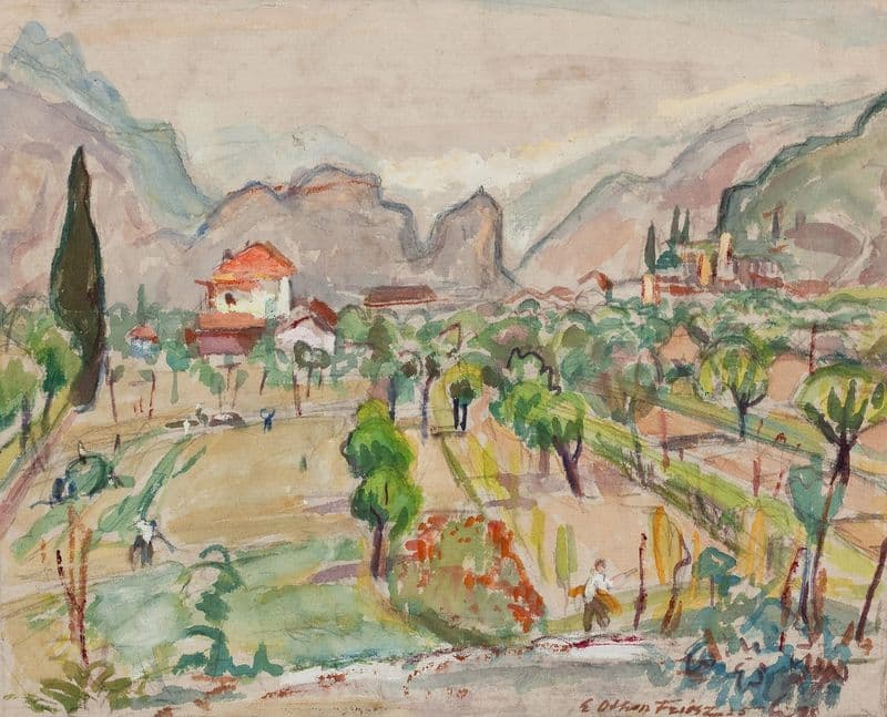 Valley of the Meuse as a canvas print