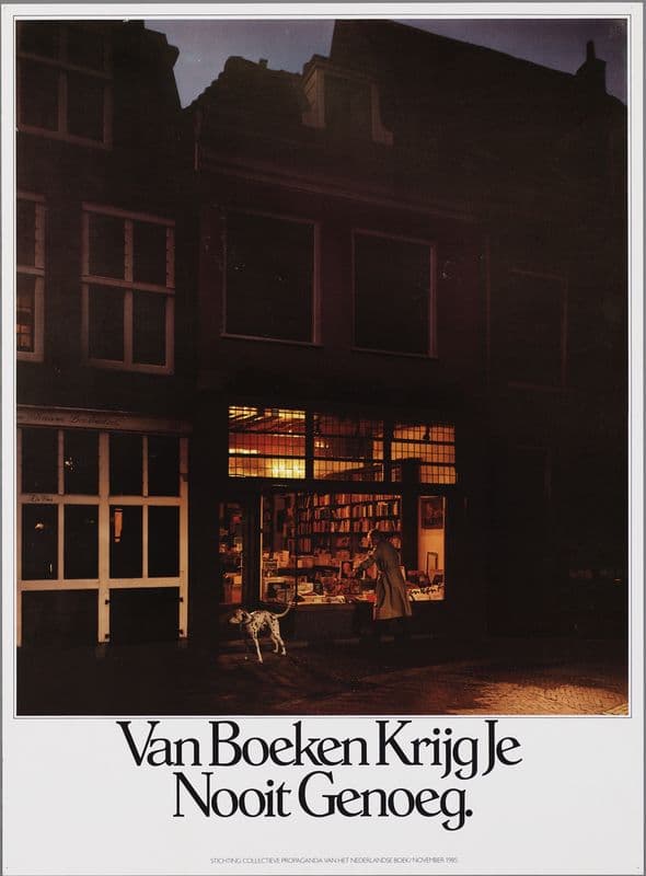 Van Boeken Krijg Je Nooit Genoeg as a canvas print