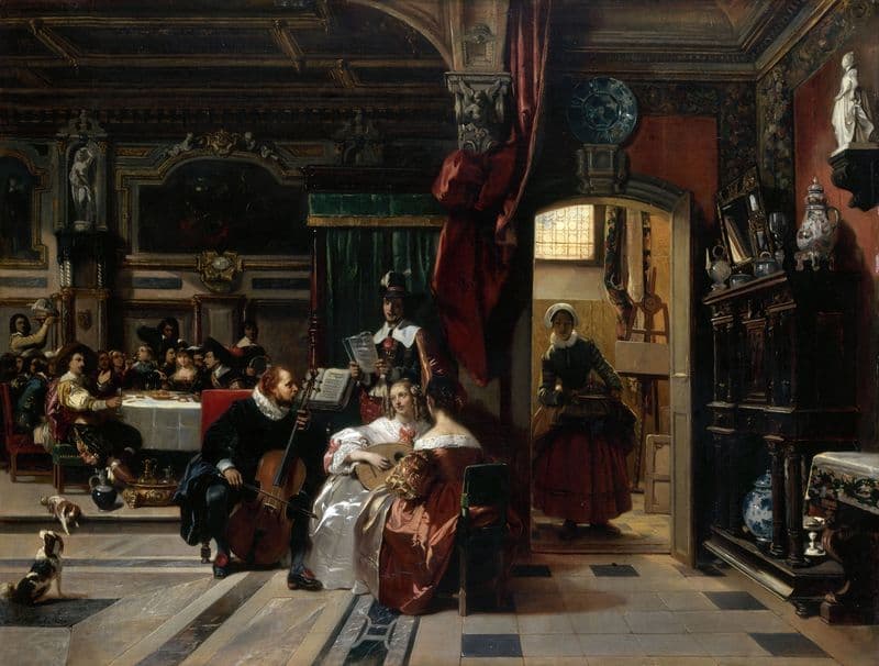Van Dyck in London as a canvas print