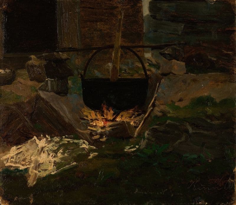 Vaskegryte as a canvas print