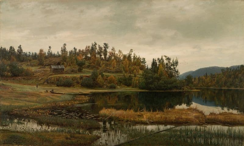 Ved Oklungen, Porsgrund as a canvas print