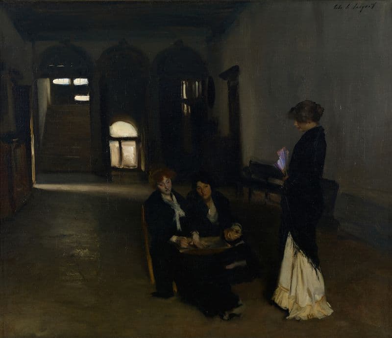 Venetian Bead Stringers (between 1880 and 1882) as a canvas print