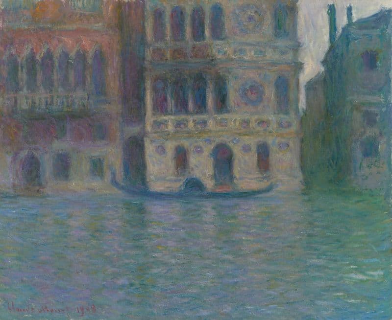 Venice, Palazzo Dario as a canvas print