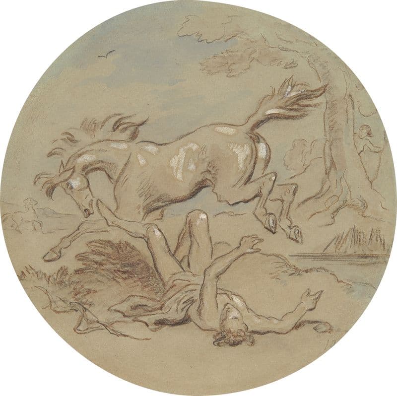 Venus and Adonis pl10 as a canvas print