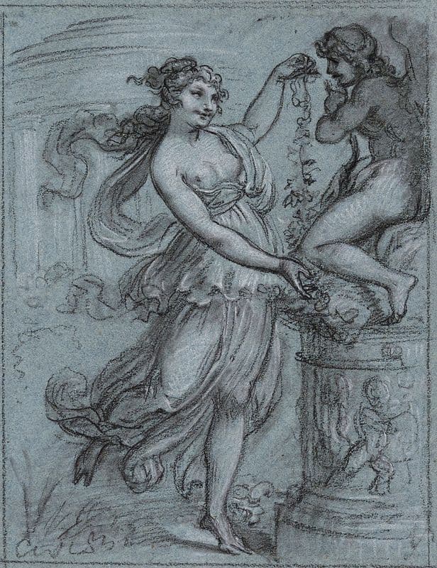 Vénus couronnant l’Amour as a canvas print