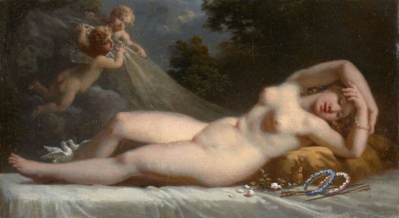 Vénus endormie as a canvas print