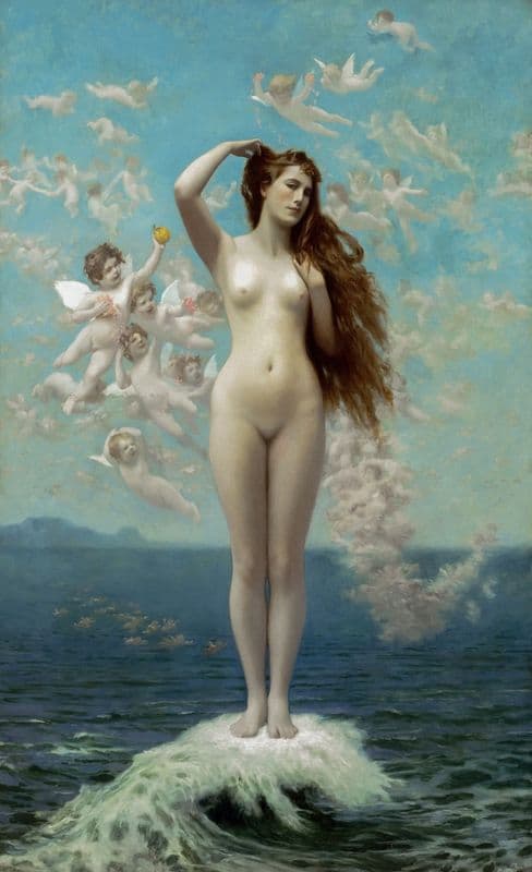 Venus Rising as a canvas print