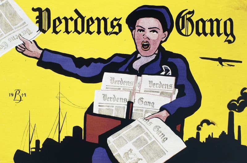 Verdens Gang as a canvas print