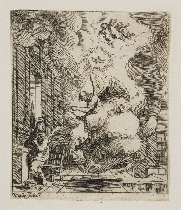 Verkündigung Mariae as a canvas print