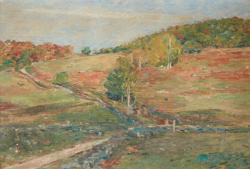 Vermont Hillside as a canvas print