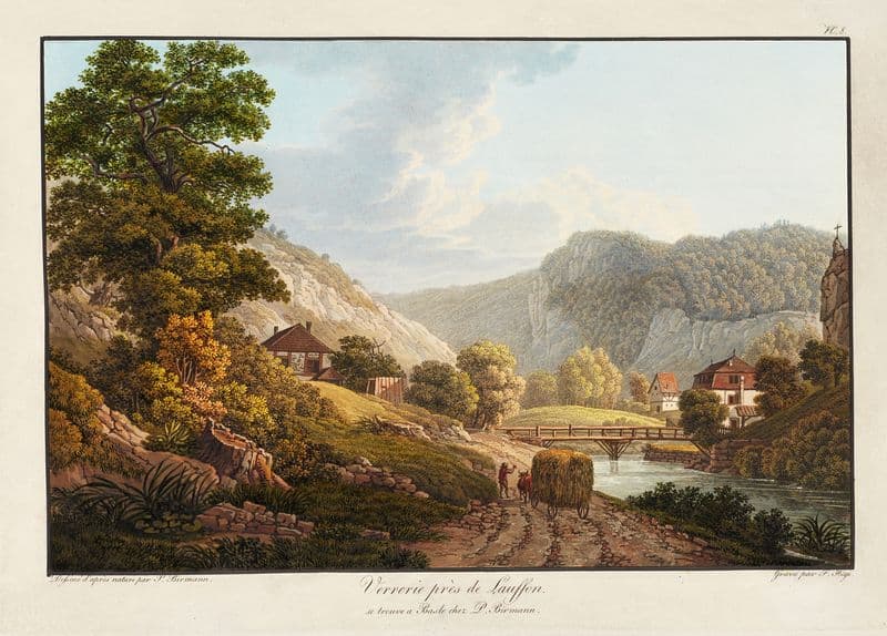Verrerie près de Lauffon as a canvas print