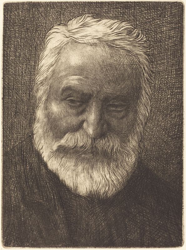 Victor Hugo, 2nd plate as a canvas print