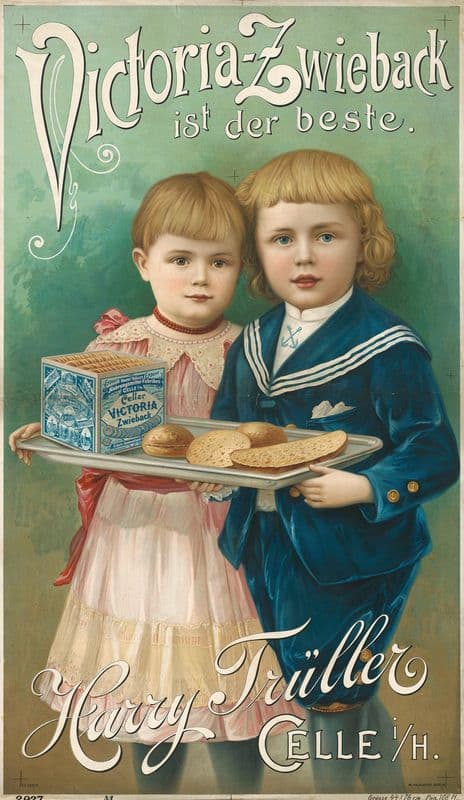 Victoria-Zwieback ist der beste Harry Trüller as a canvas print