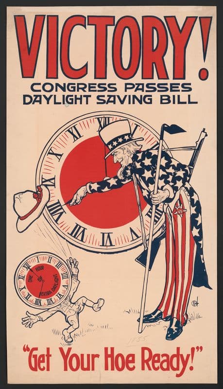 Victory! Congress passes daylight saving bill as a canvas print