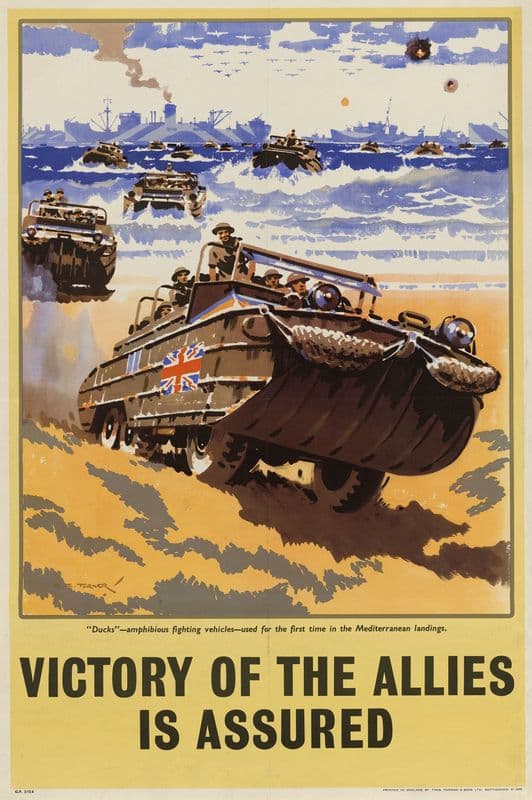 Victory of the Allies is Assured as a canvas print