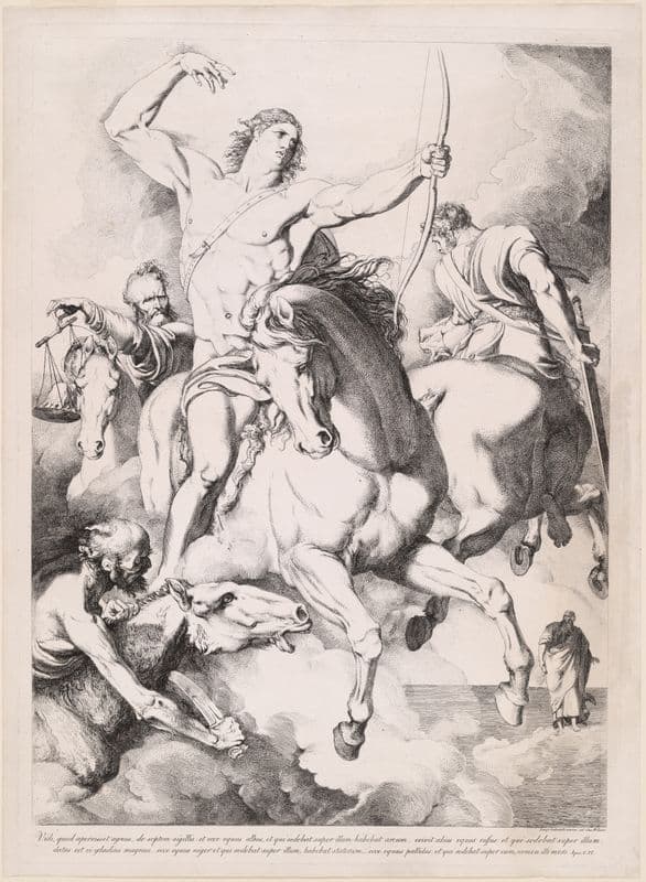 Vidi, quod aperuisset agnus… (The Four Horsemen of the Apocalypse) (1809-1810) as a canvas print