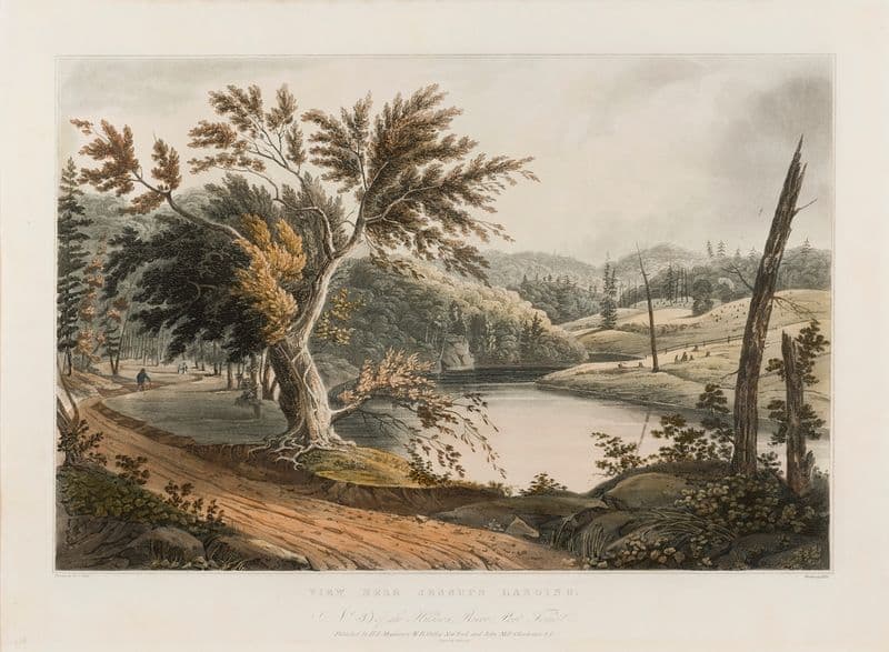 View near Jessup’s Landing (1821-1822) as a canvas print