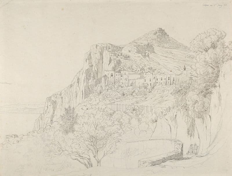 View of Capri as a canvas print